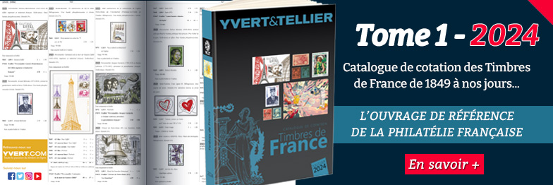 TOME 1 - 2024 (Catalogue des Timbres de France) : TOME 1 - 2024