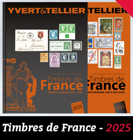 Catalogue de cotation des Timbres de France - 2025 - Yvert et Tellier