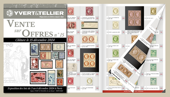 Vente sur Offres n°15 - YVERT ET TELLIER